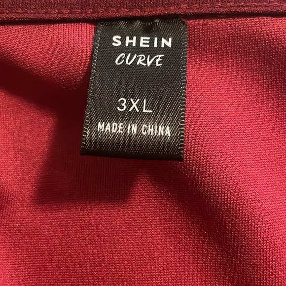 Puff Sleeve Wrap Belted Peplum Top - Picture 6 of 6